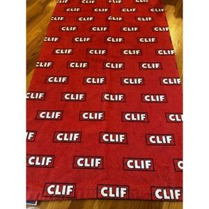 Clif Bar Small Red White Logo‎ Towel AOP 40x23 Pool Beach Terry Town Brand